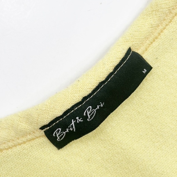 Brit & Bri bright yellow tank top - Picture 3 of 4